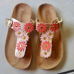 Pink Floral Sandals